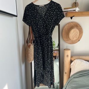 Black and Cream Poppy Dress  - Rokoko